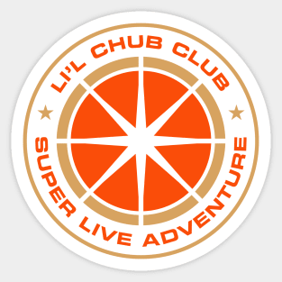 Li'l Chub Club Logo version 1 Sticker